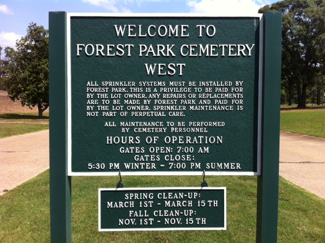 Forest Park Cemetery West